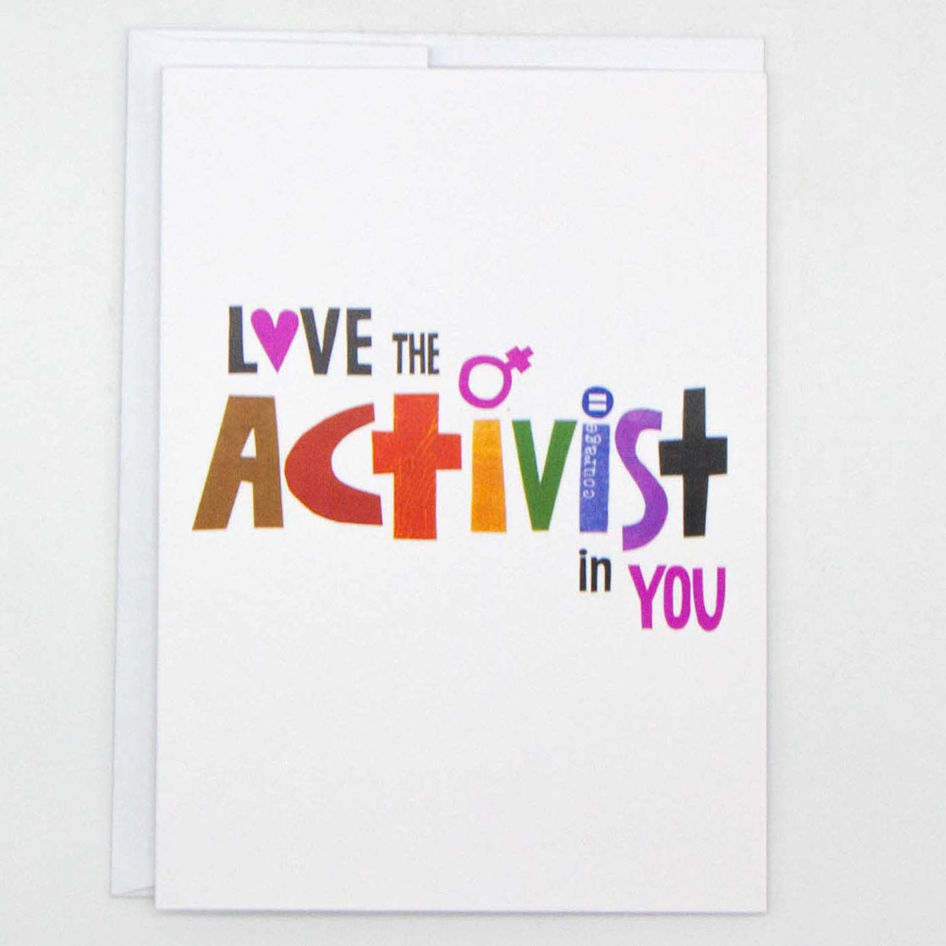 Kim Dettmer Art - Vente Cartes de remerciements - Aimez l'Activiste en Vous Carte – Design Audacieux & Émancipateur3