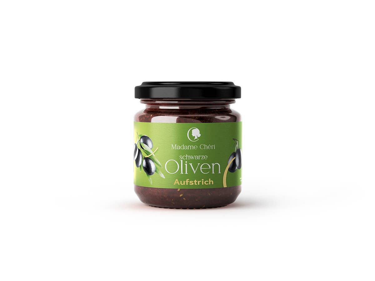 Kaffee und Schokolade GmbH - Wholesale Pesto - Spread - Black Olives (180g)