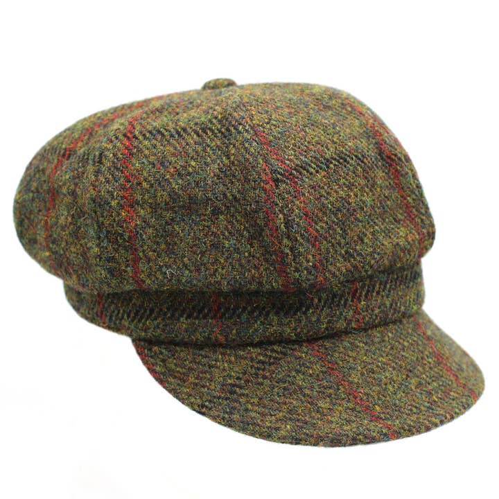 Heather Hats & Accessories - Wholesale Newsboy/Schoolboy Hat - Women's - ZH051 Rosalie Harris Tweed Baker Boy Cap