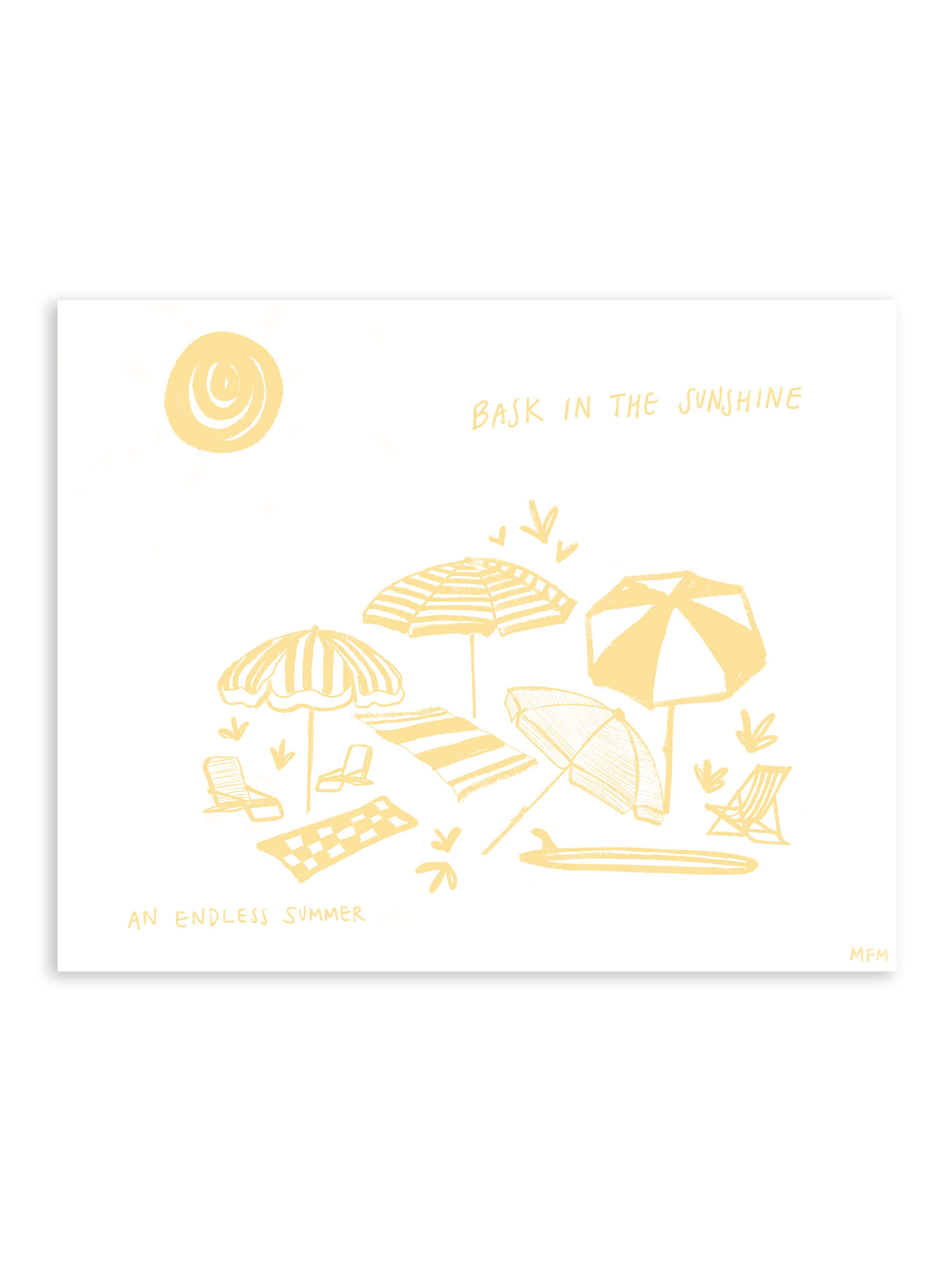 MFMDESIGNS - Wholesale Art Print - BASK IN THE SUNSHINE0