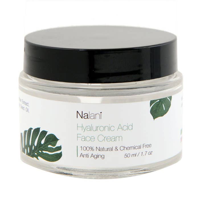 Crème pour le visage à l'acide hyaluronique pour la vente par NALANI