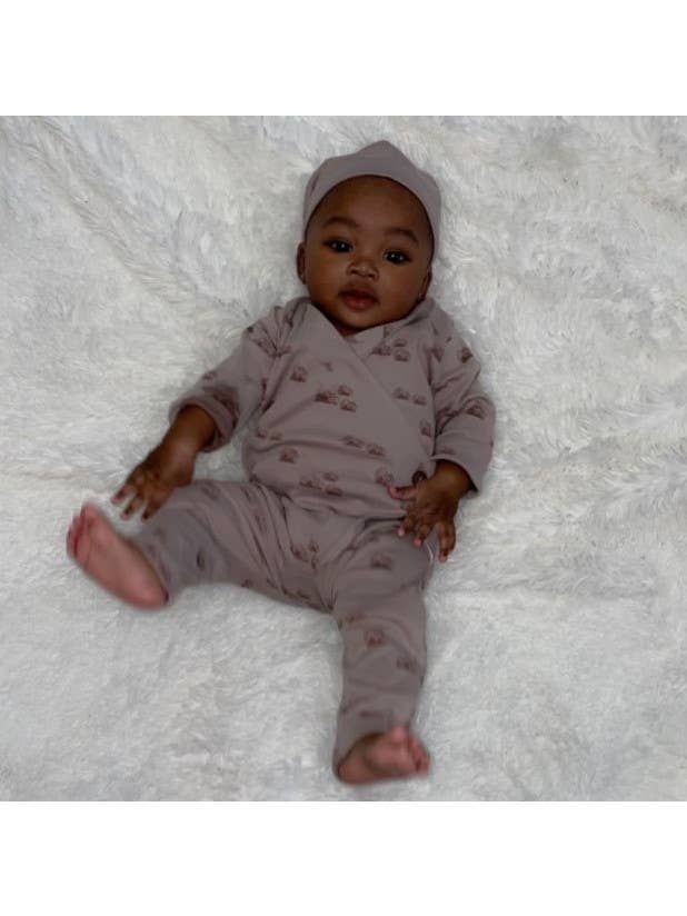 Bébénca Organics - Wholesale Jumpsuit - Baby - Organic Unisex Baby Kimono Romper/Jumpsuit