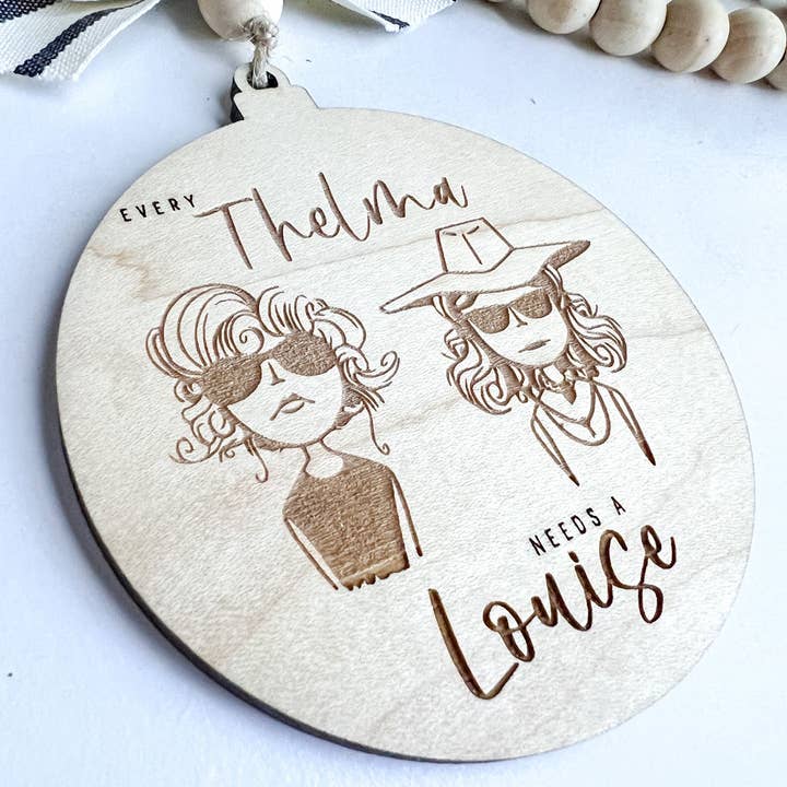 Geaux Magnolia - Vente Objets de décoration - Décoration de Noël Thelma et Louise, amitié, vacances1