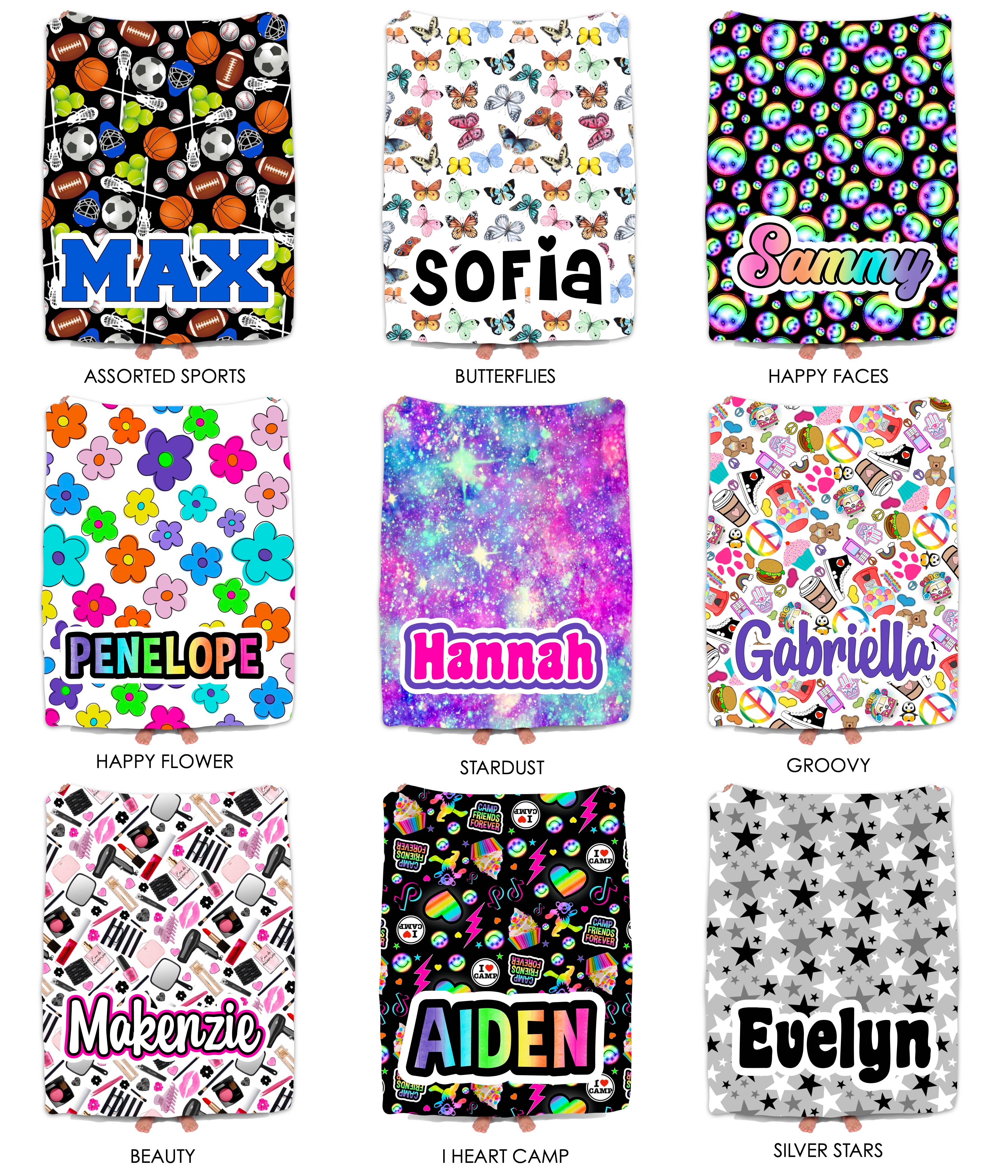 Namedrops - Wholesale Bedding Blanket - Kids & Baby - NAMEDROPS CUSTOM BLANKET1