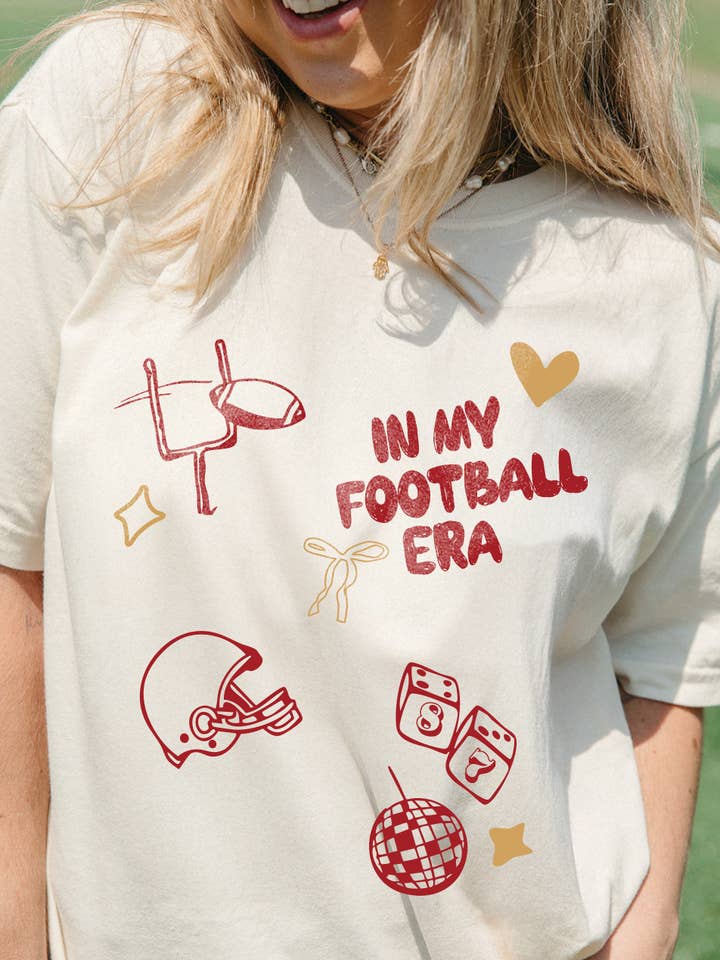 Na Minha Era do Futebol T-shirt por atacado de Girl Tribe Co