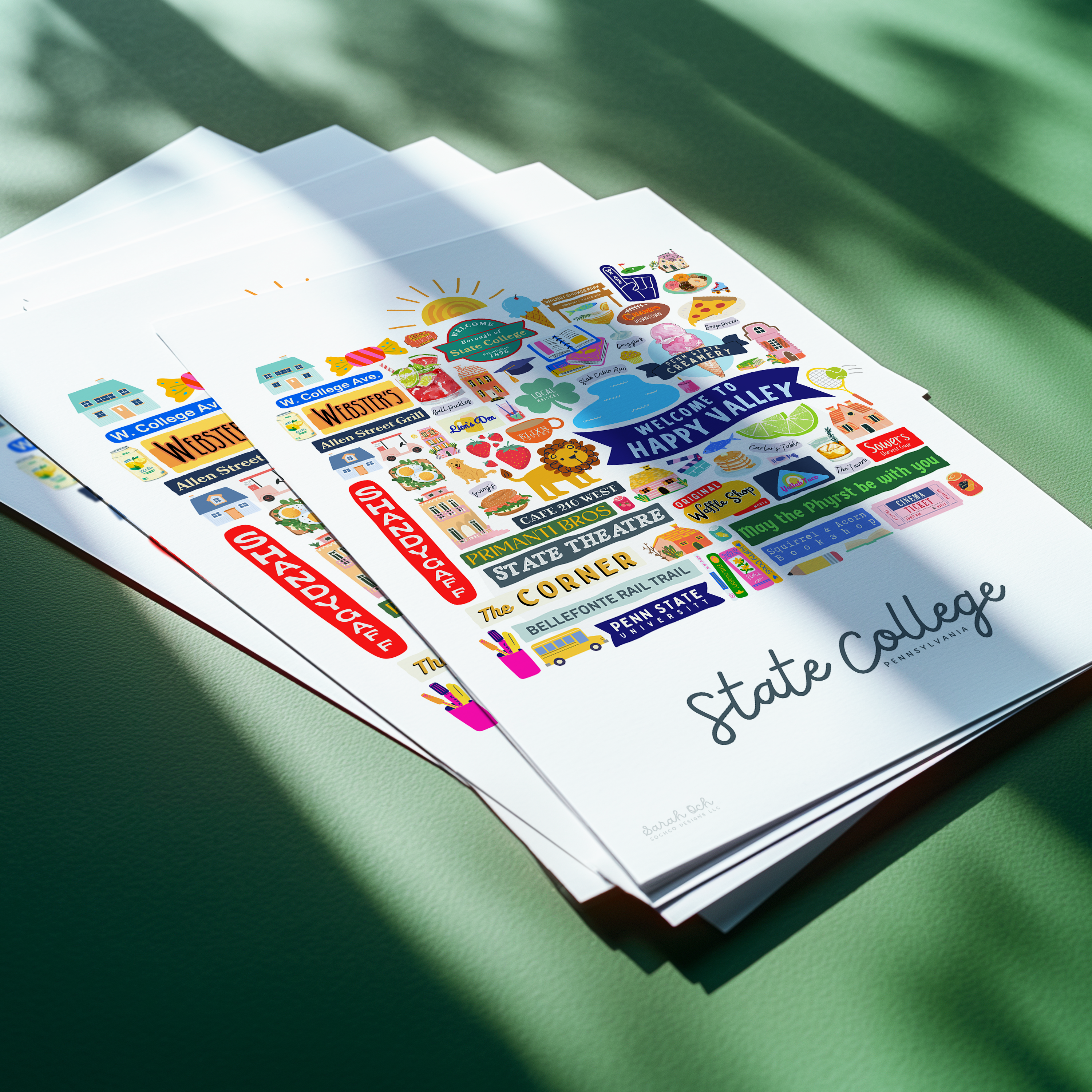 SochCo Designs - Vente Affiche d'art - State College, PA2