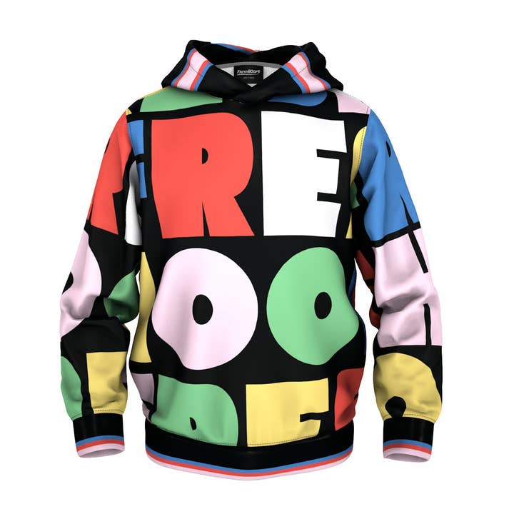 Vet pastel hoodie voor kinderen voor wholesale door FreshHoods