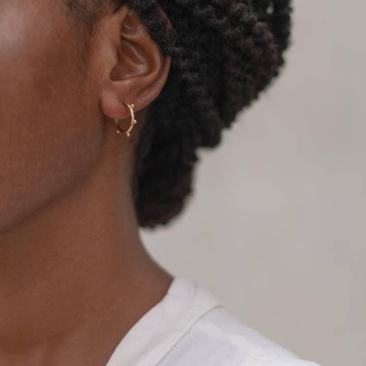 YEWŌ Collective - Wholesale Hoop Earrings - Bentu Hoops (Sm / Lg)4