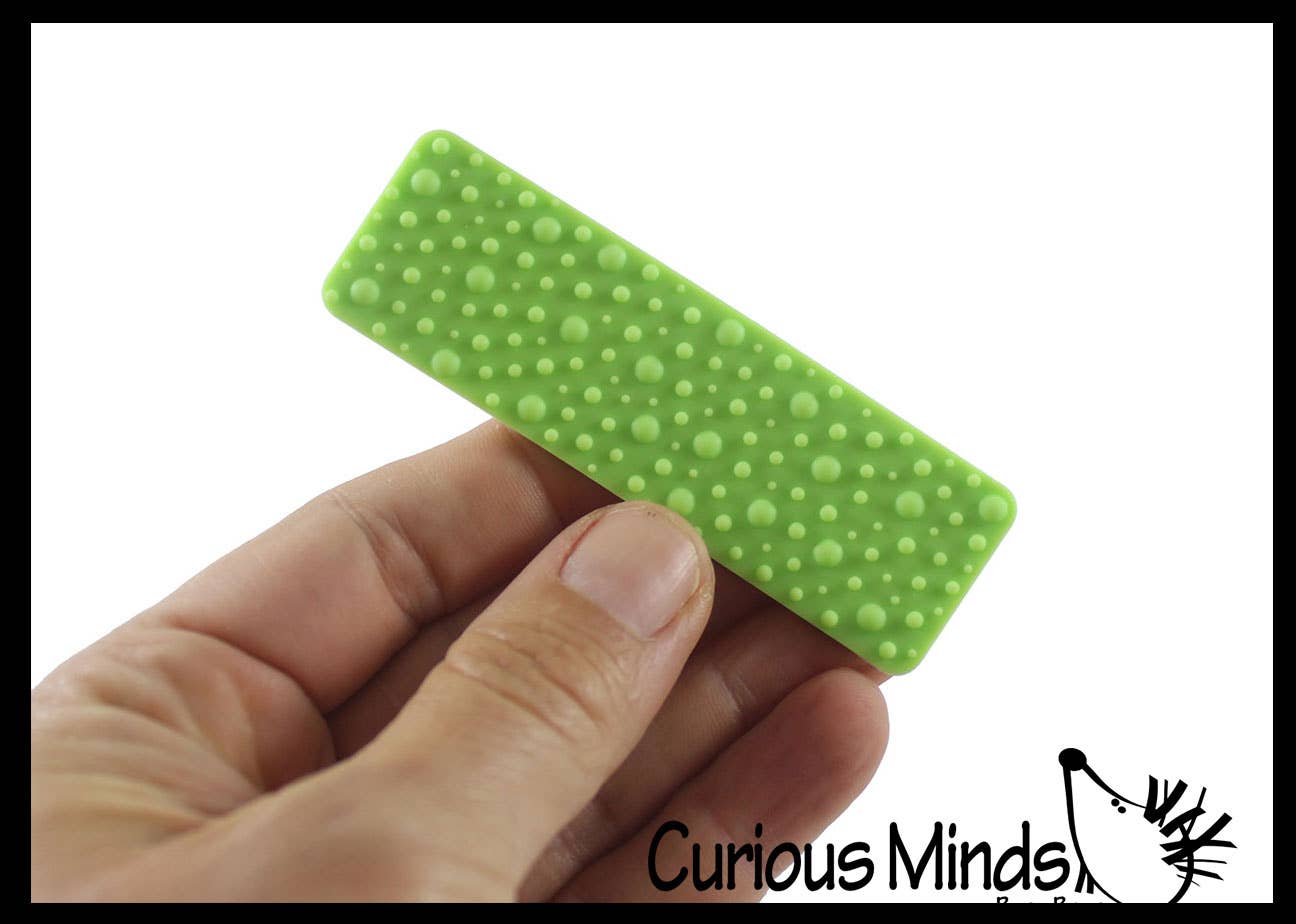 Curious Minds Toys - Wholesale Fidget toy – Kids - 1 Textured Silicone Stickers - Calming Fidget Breathing Rela3