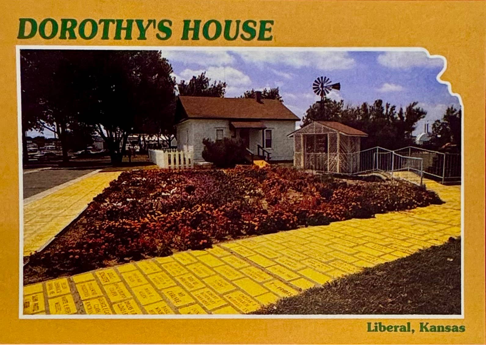 Avery Postcards and Gifts - Wholesale Postcard - L3-Dorothy's House Postcard0