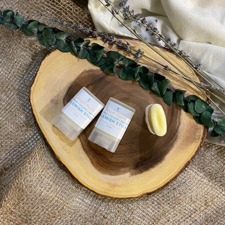 Lazuli Farms - Wholesale Acne/Hydrocolloid Patch - Blemish Stick with Tea Tree Oil | Tallow + Beeswax | For acne and blemishes