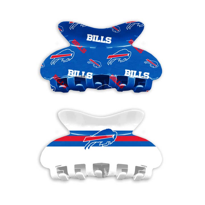 NFL Buffalo Bills Team Hair Claw Set for wholesale by Little Earth Productions