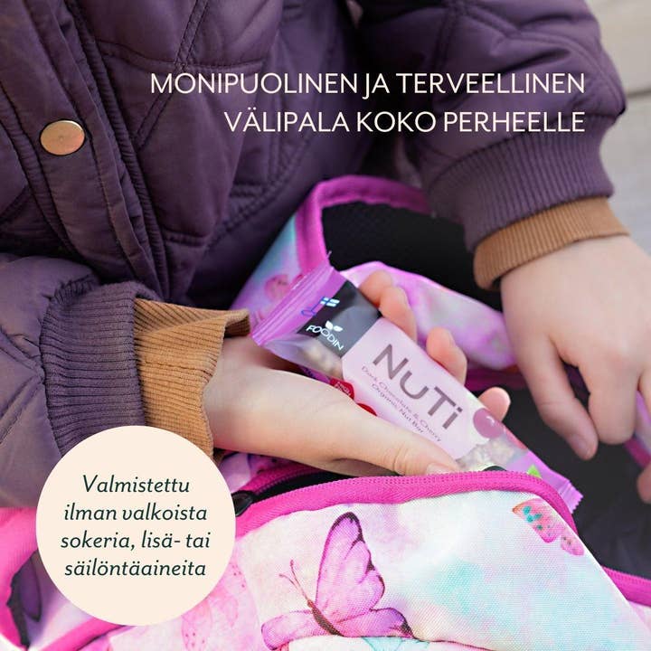 Foodin - Wholesale Snack bar - NUTI Dark Chocolate & Cherry organic 35 g3