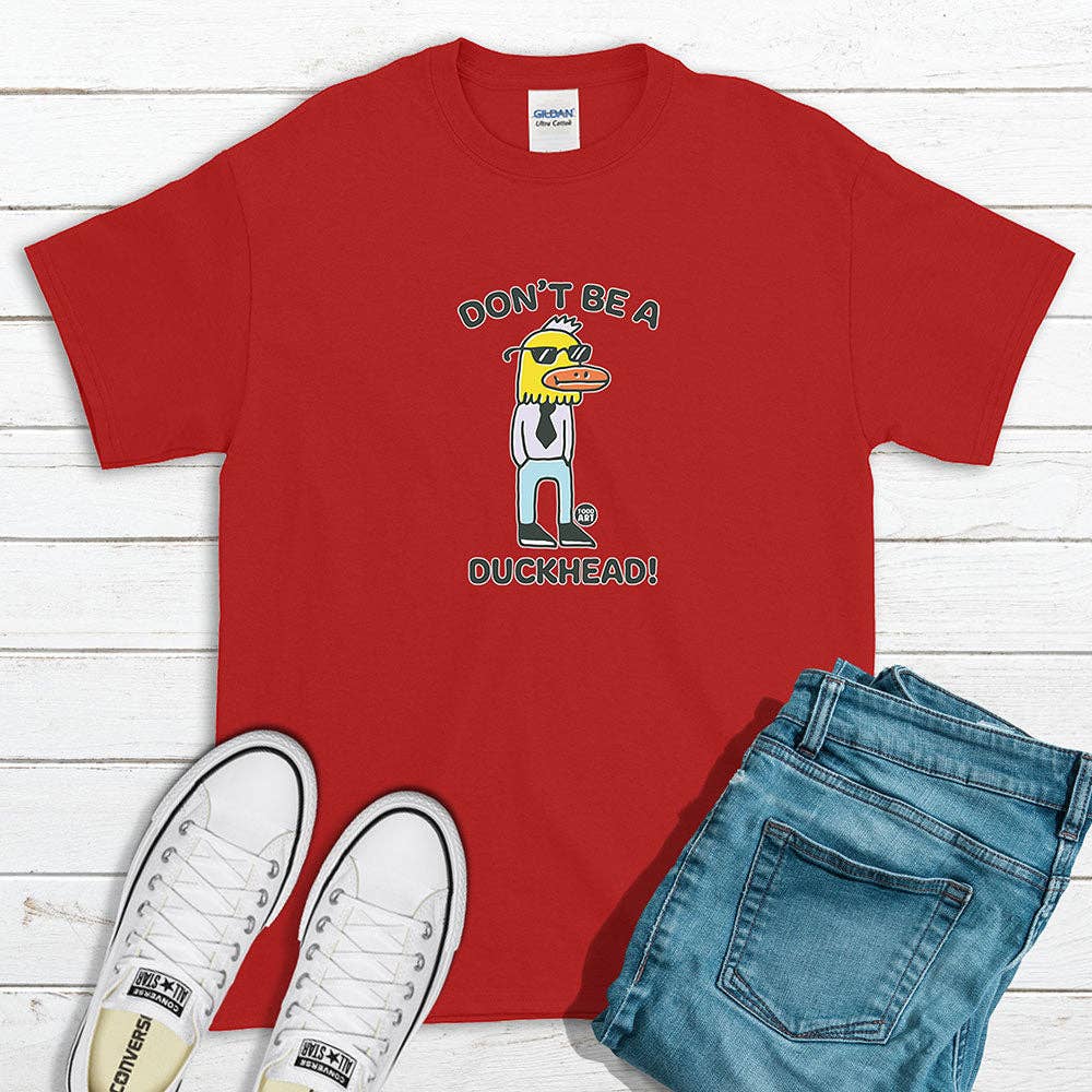 Artopia - Wholesale Screen Printed T-Shirt - Unisex - Todd Goldman Art Don't Be A Duckhead T-Shirt2