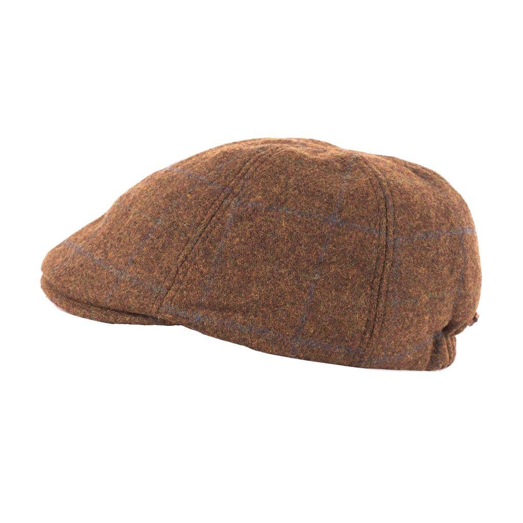 Eurostick – Engroshandel Flat cap - Herre – Sildeben Tweed Panel Flad Cap9