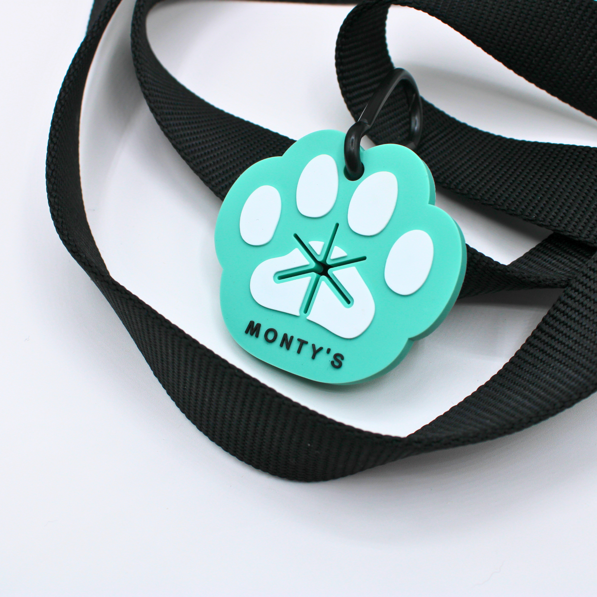 Monty's Bags - Wholesale Pet Poop Bag Dispenser - Silicone Used Poop Bag Handsfree Holder - Paw Print18