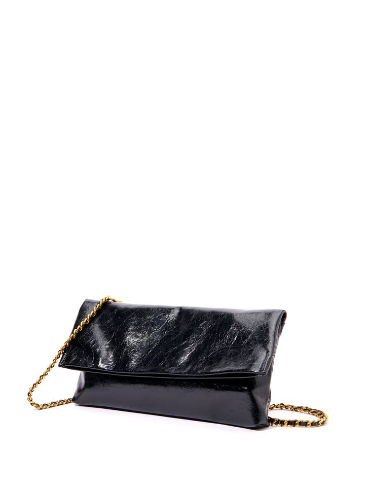 Rei Leather Bag, Black for wholesale by Bob Ore Blue Collection