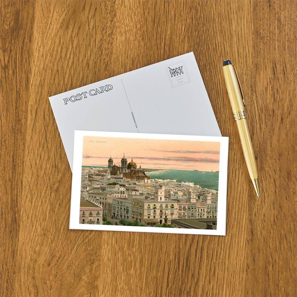 Found Image Press – Engroshandel Postkort – Postkort MF-508 Oversigt over Cadiz, Spanien1