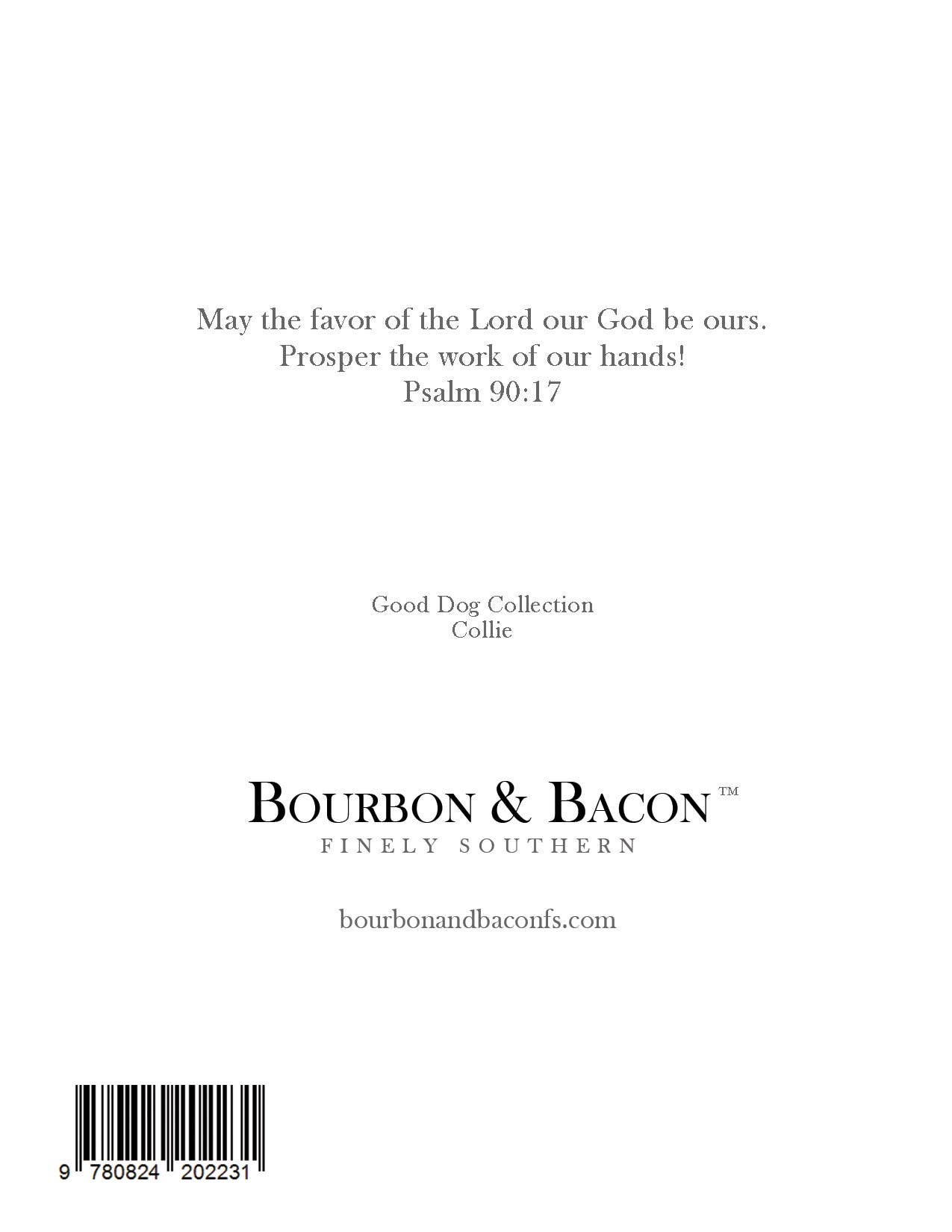 Bourbon & Bacon - Wholesale Stationery/Notecard Set - Collie Note Cards1