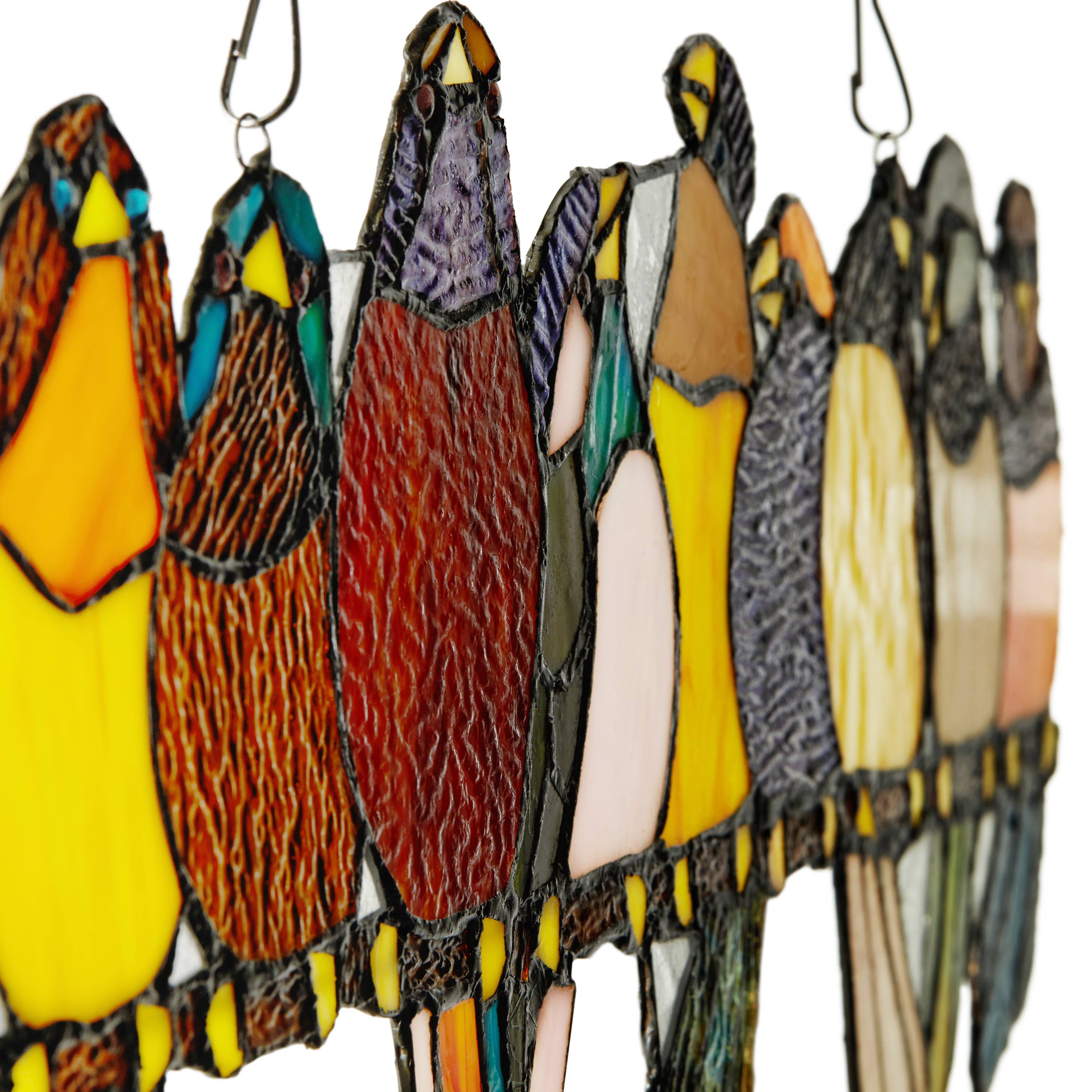 River of Goods - Wholesale Suncatcher - 9.5"H Marisol Multicolor Birds Stained Glass Window Panel13