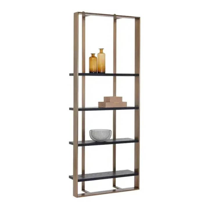 LOOMLAN - Wholesale Bookcase - Dalton Steel Framed Modern Etagere4