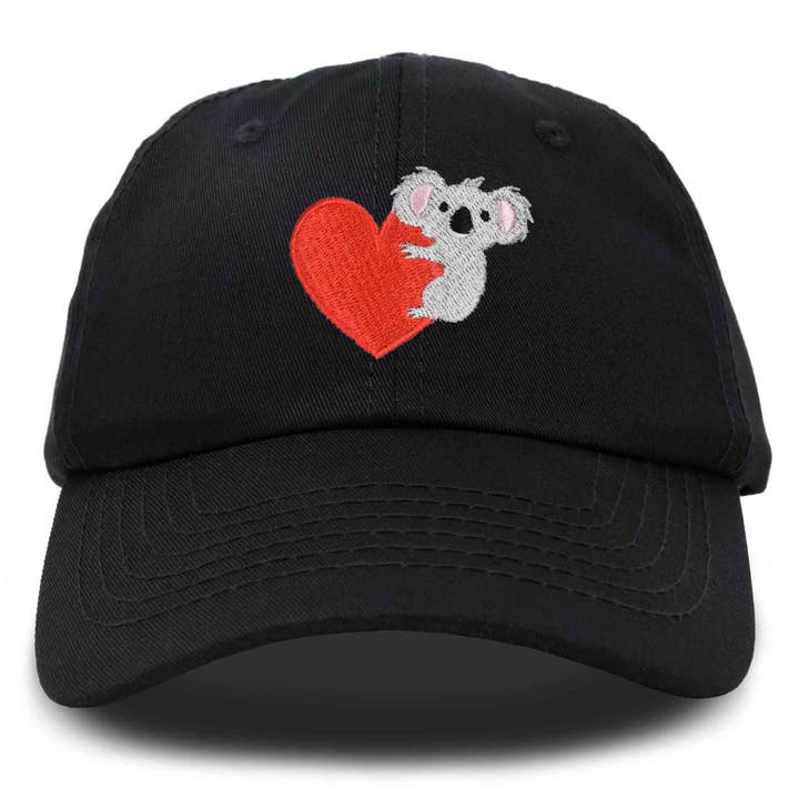 Dalix - Wholesale Baseball Cap - Women's - DALIX Cute Koala with Heart Hat Womens Embroidered Ball Cap24