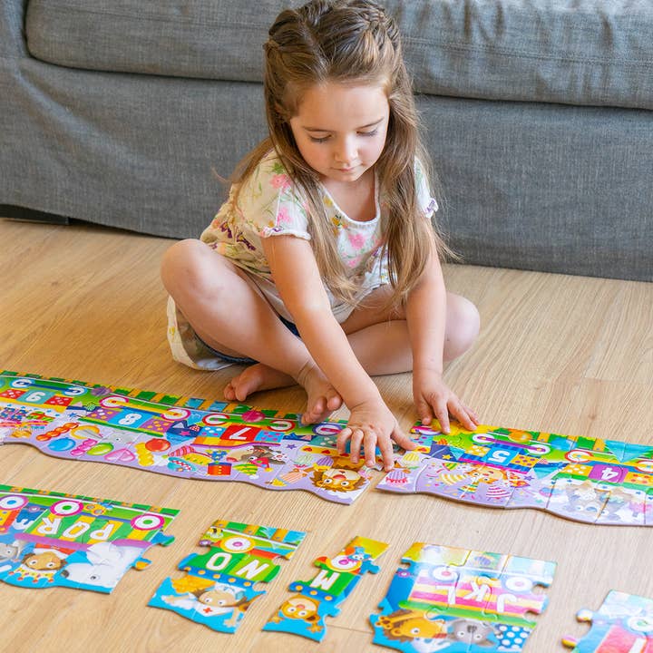 The Learning Journey - Vendita all'ingrosso Puzzle - Bambini - Puzzle Doubles! Treno Giant ABC e 123