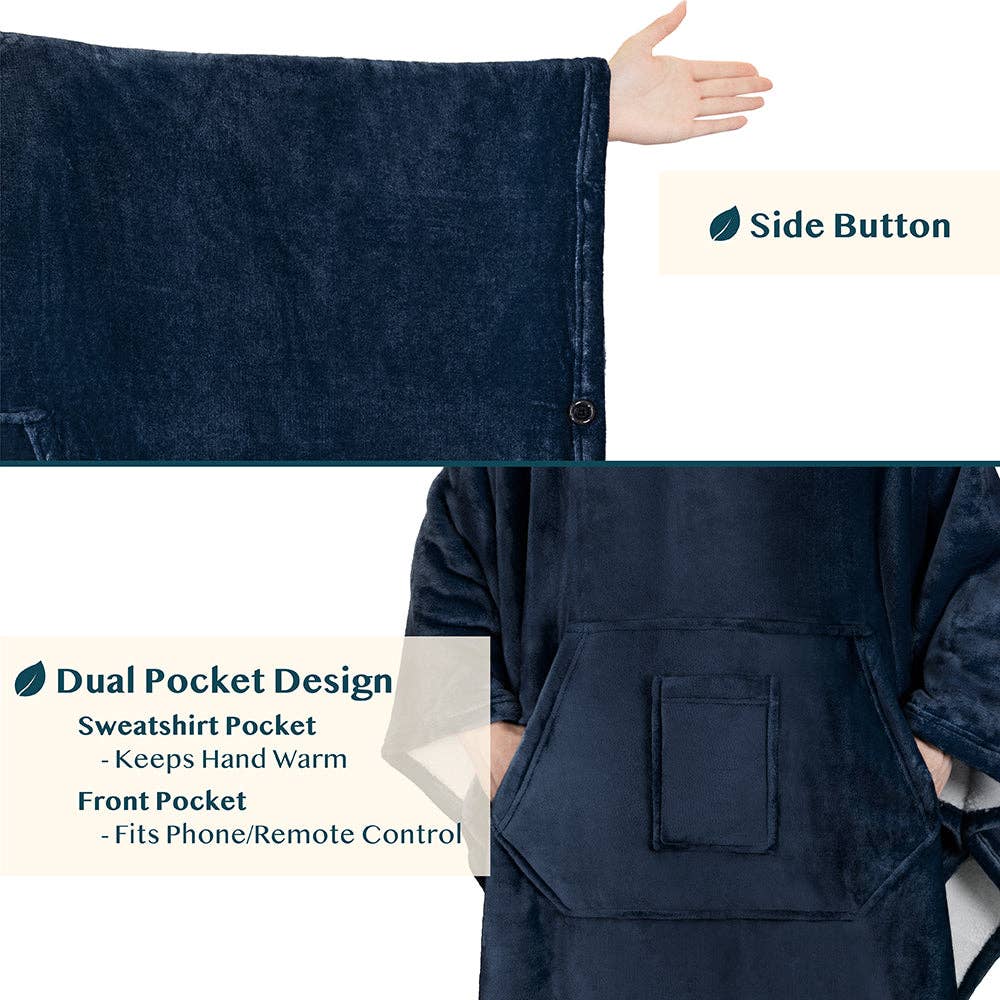 Pavilia - Wholesale Poncho - Women's - Neck Warmer Hooded Poncho Blanket26