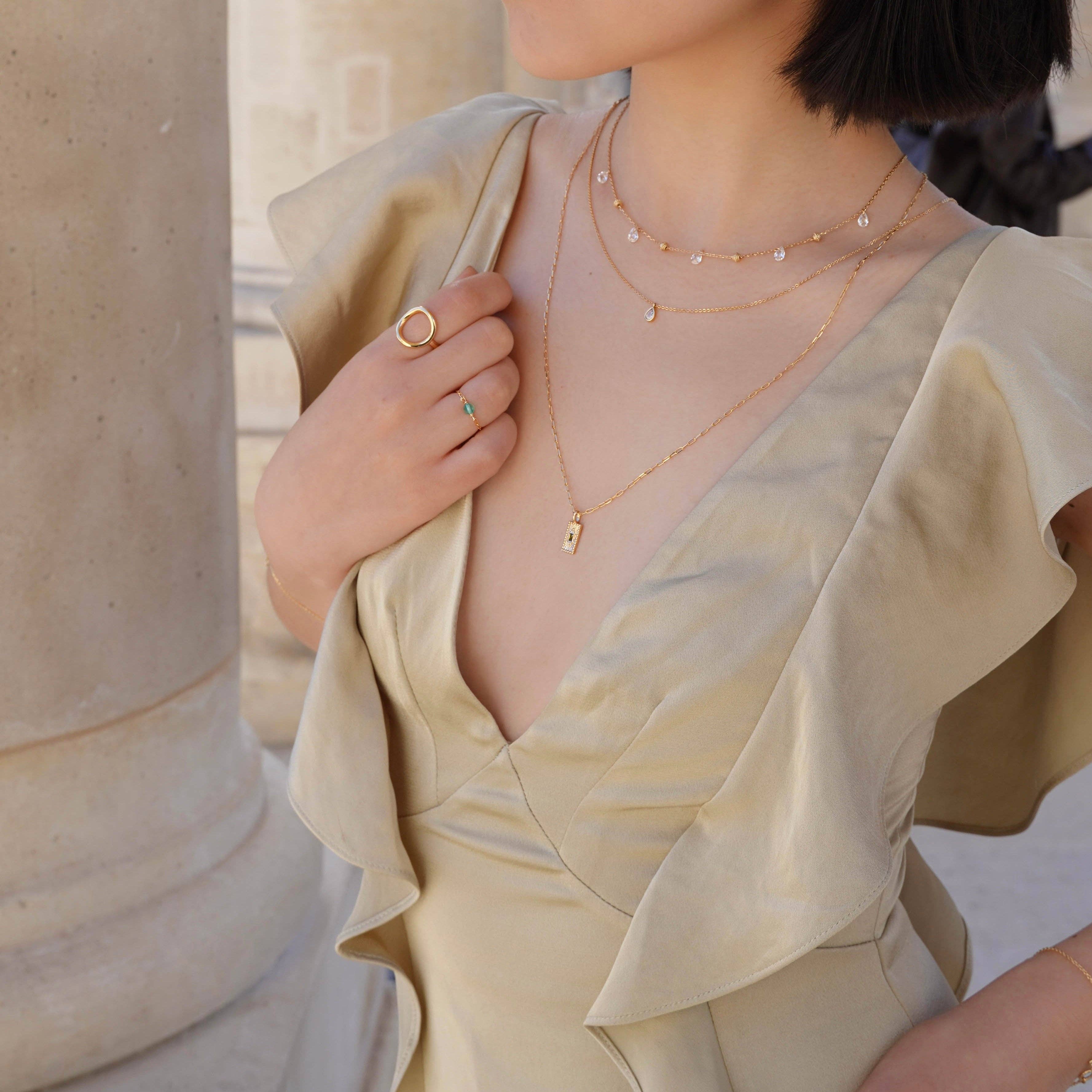 Meora Paris – Großhandel Kette mit Anhänger/Charm – Tropfenkette4