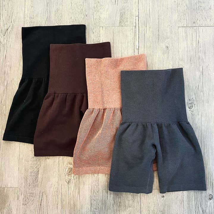 SurelyMine - Wholesale Athletic Shorts - Women's - Keep It Tight Tummy Control Biker Shorts2