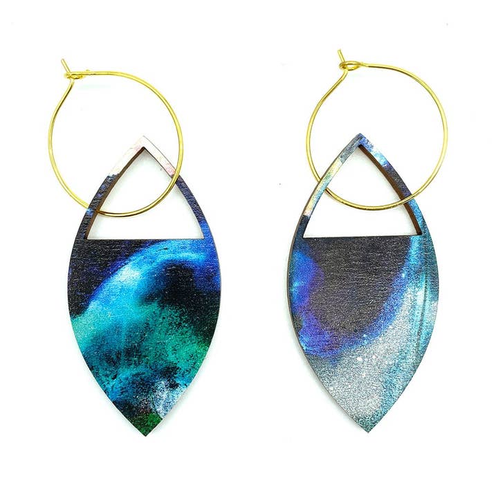 Brincos Declaração Night Leaftri por atacado de Solart