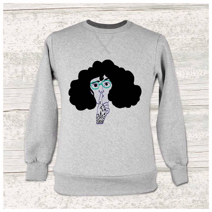 Stilhed pige mænds Crew Neck Sweatshirt for engroshandel hos Collecteeve