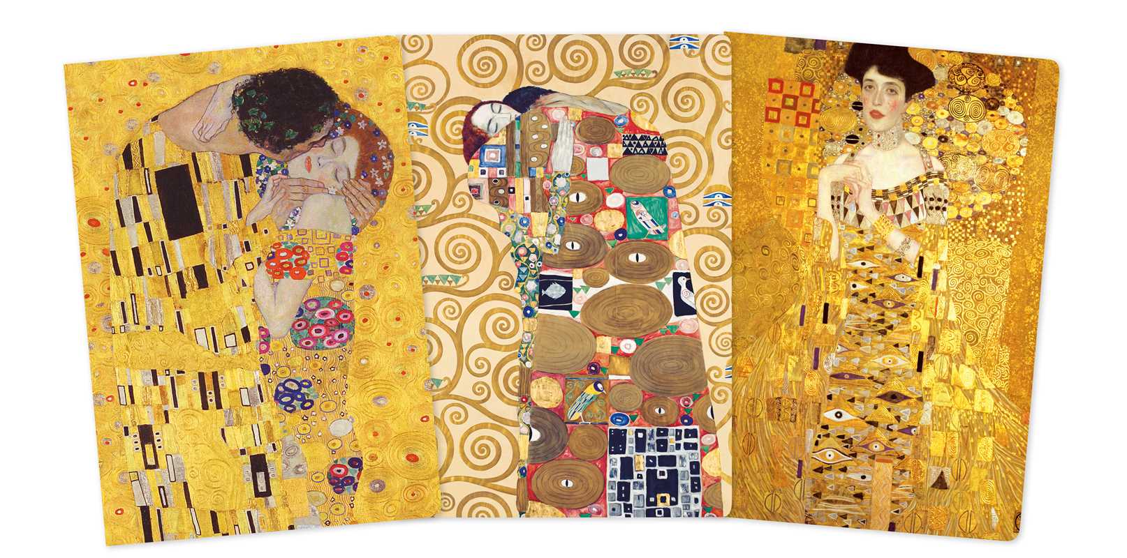 Simon & Schuster - Wholesale Notebook - Gustav Klimt Set of 3 Midi Notebooks by1