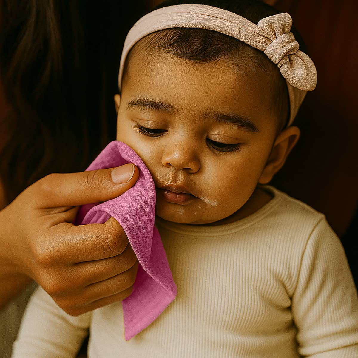 PAPATE – Swaddle - Bebé por atacado – Swaddles de algodão orgânico - rosa1