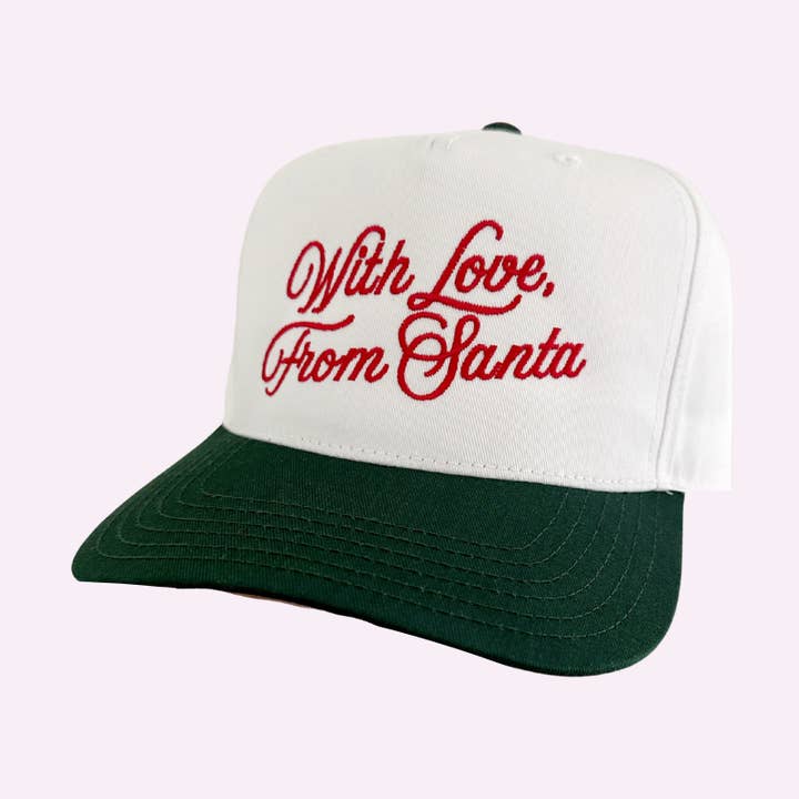 FROM SANTA ♡ embroidered hat for wholesale by BFFS & BABES