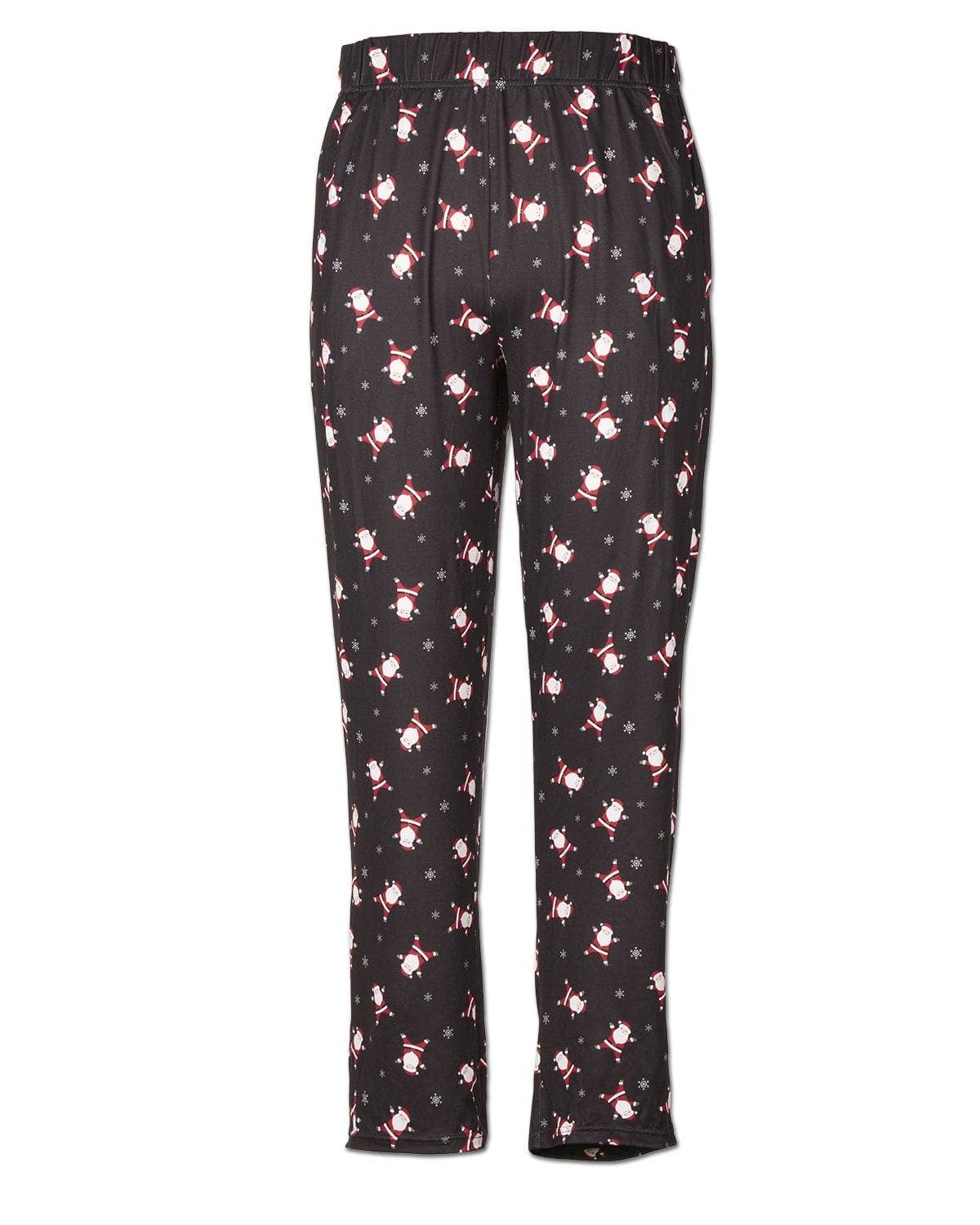 Svart Kastade Santa Herrpyjamasbyxor i påse för wholesale på Faire5
