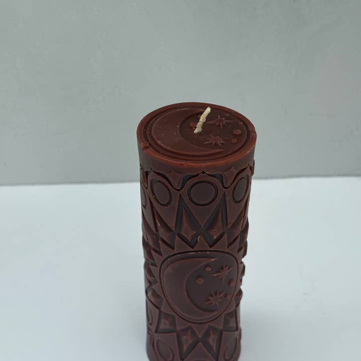 Soul Sent - Wholesale Pillar Candle - Sun & Moon Pillar