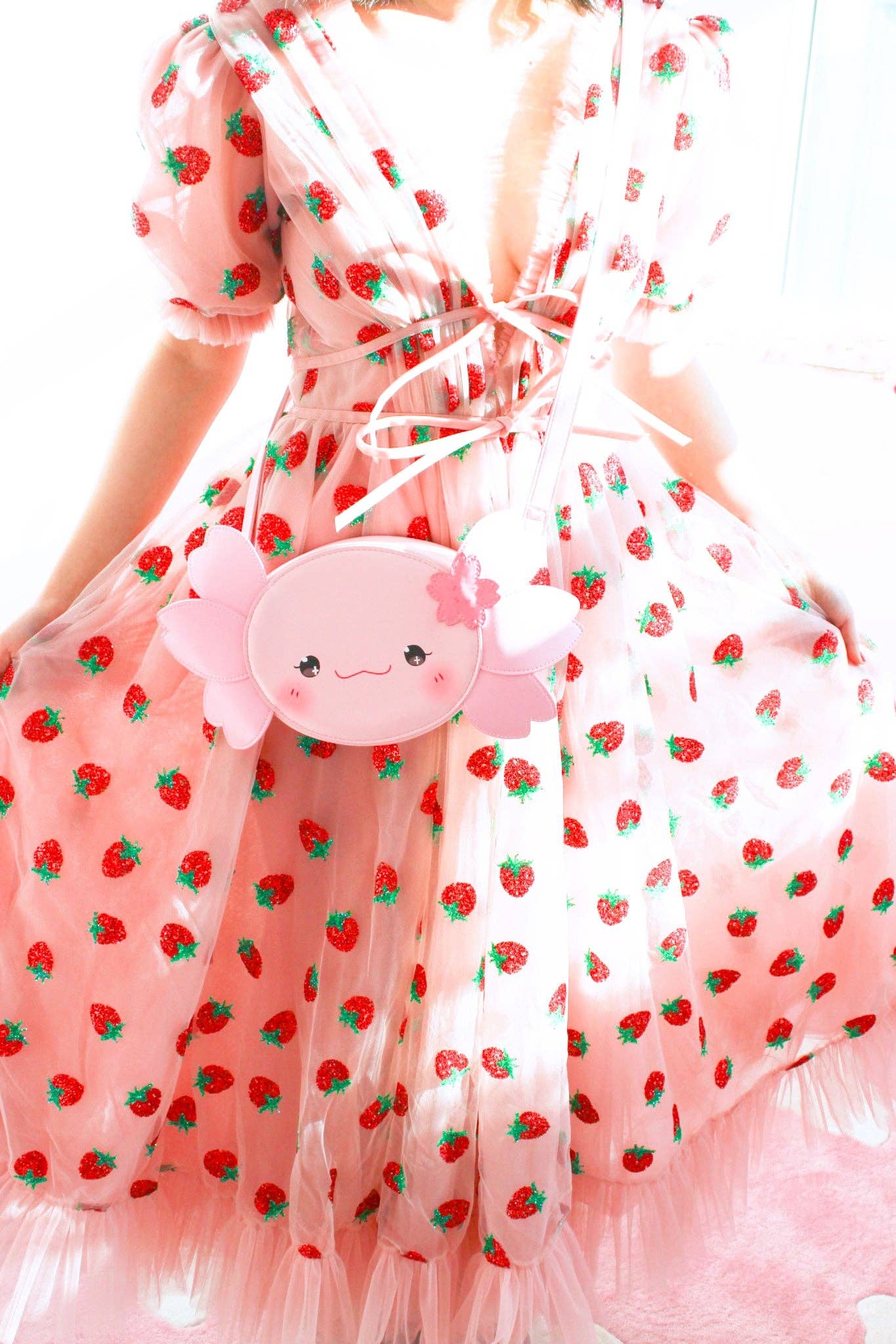 Agi Jagi Shop - Wholesale Crossbody Bag - Women's - Agi the Axolotl Crossbody Purse1