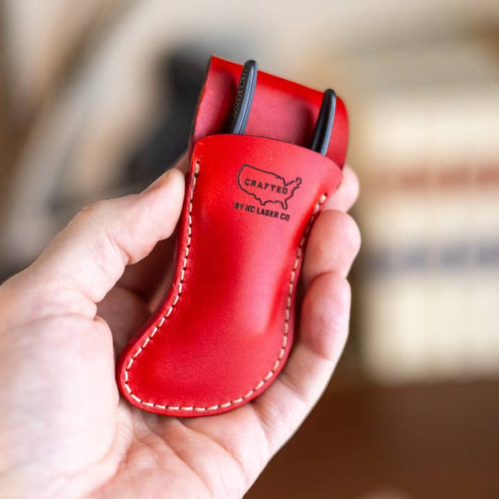 Kc Laser Co - Wholesale Handy Tool - Knipex 4 Inch Plier Red LTD Edition Leather Belt Holster Case1