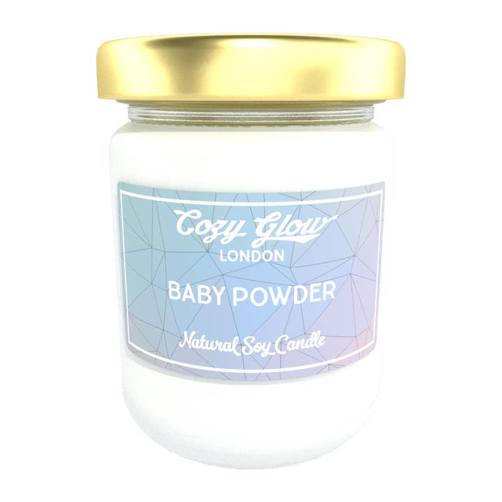 Baby Powder Stor Soja Ljus för wholesale av Cozy Glow Candles & Home