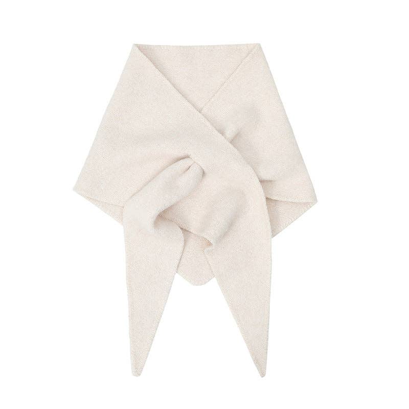Dipped Shop - Wholesale Scarf - Women's - Winter Knit Wool Solid Color Triangle Scarf DP25G5921
