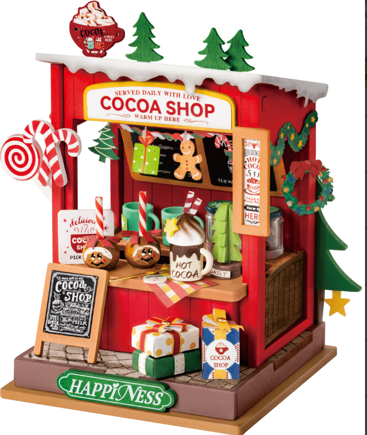Robotime - Wholesale DIY Craft Kit - DS042 Cocoa Shop5
