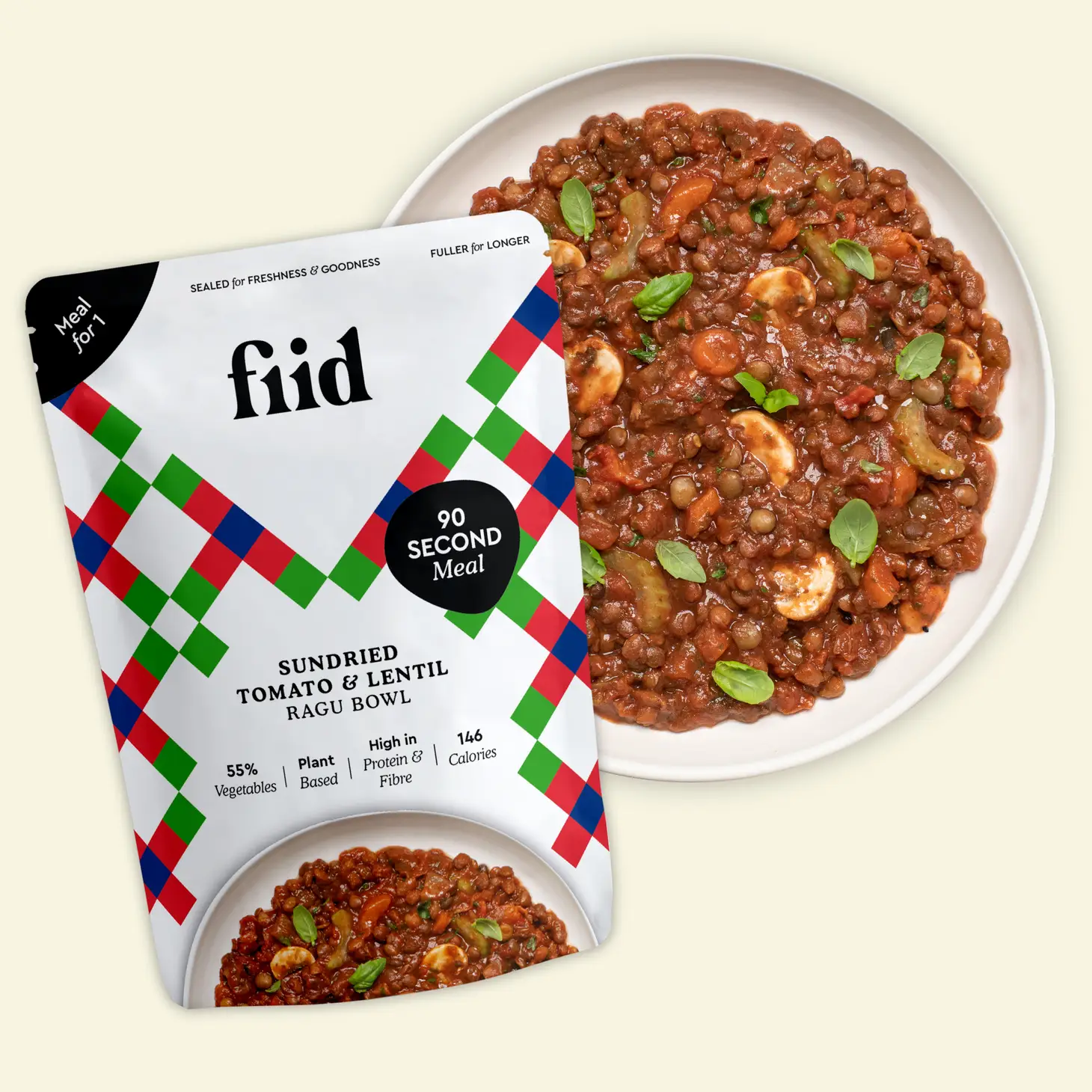 fiid - Wholesale Shelf Stable Prepared Meal - Variety Pack - Vegan Meals (1 Case of Each Top Selling SKU)4