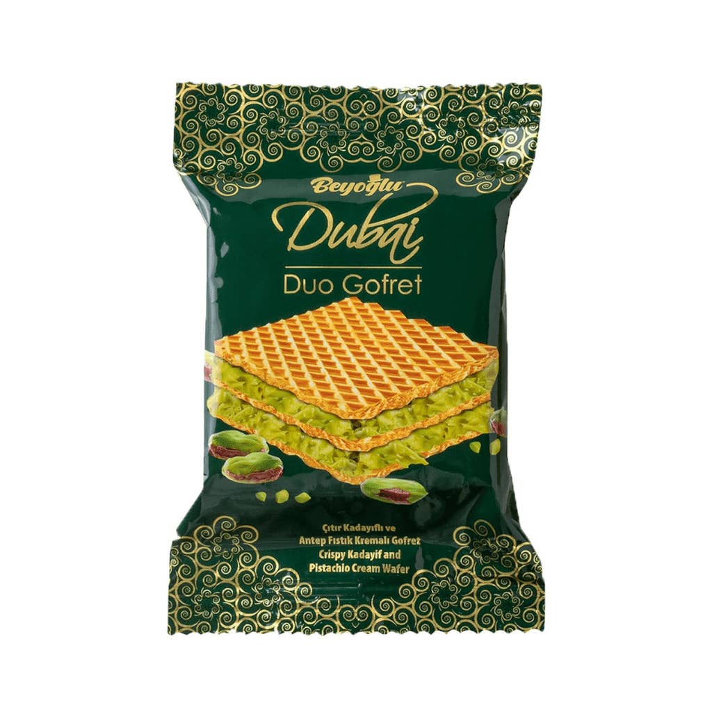 Aladdin - Wholesale Cookie - Beyoglu Dubai Duo Wafer Pistachio Kadayif 36g Turkish