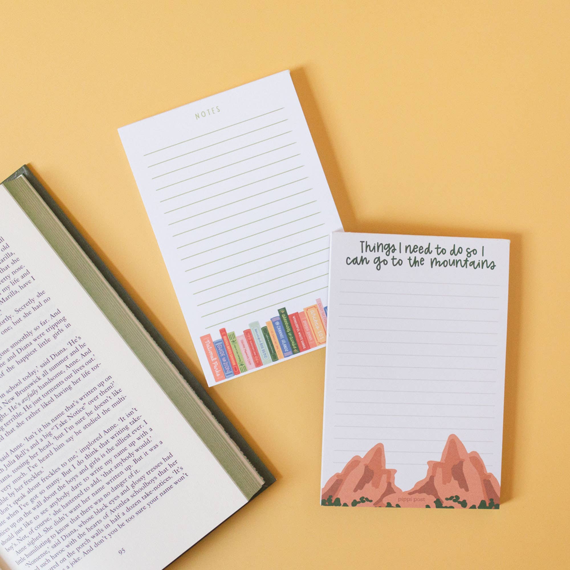 Pippi Post - Wholesale Kladblok - Ga naar de Bergen 4x6 Notitieblok3