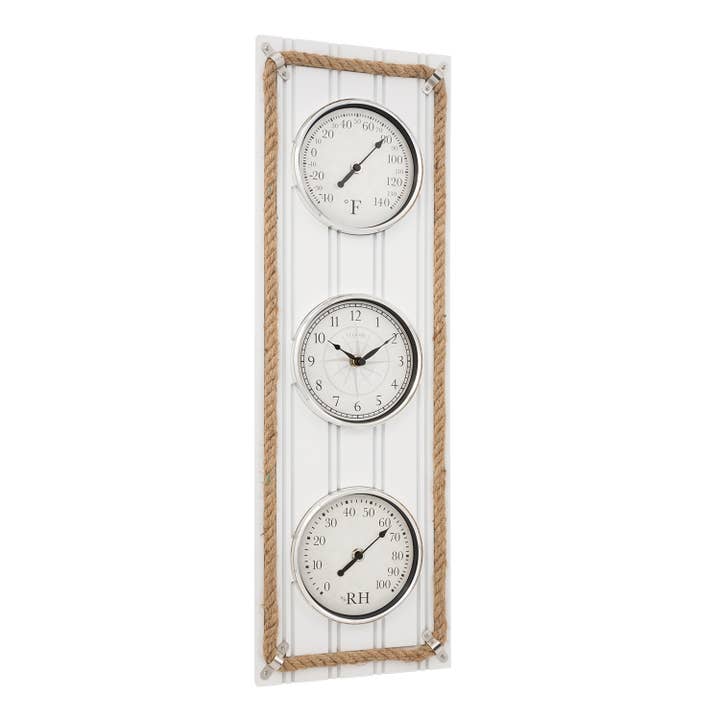 La Crosse Technology, Ltd. - Wholesale Wall Clock - Beadboard Clock with Temperature and Humidity4