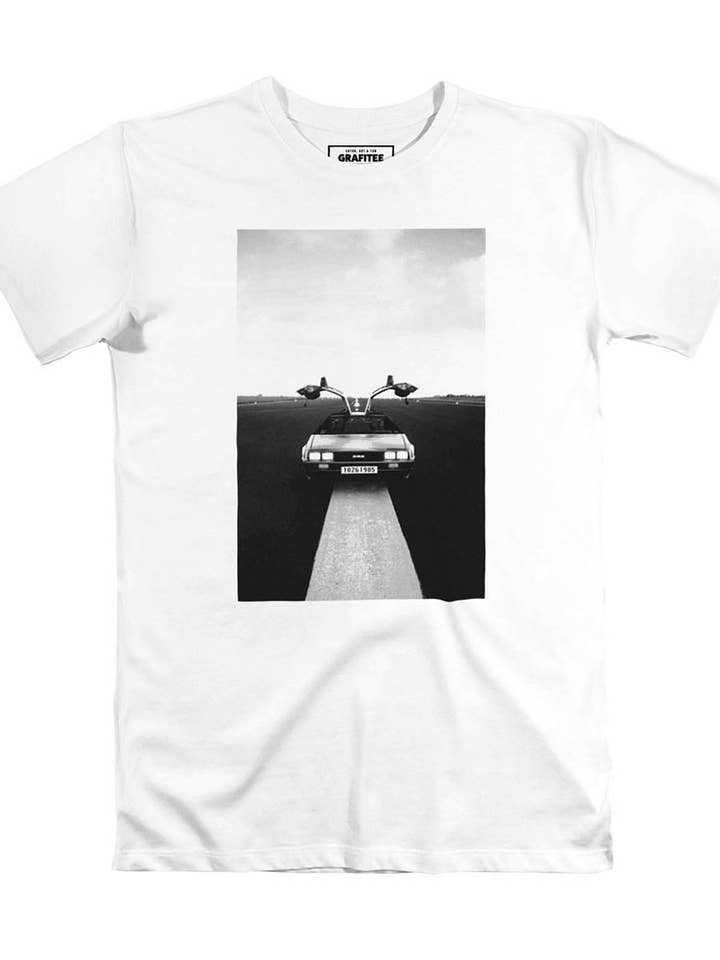 DMC 12 T-shirt - Car and car photo t-shirt for wholesale by Grafitee