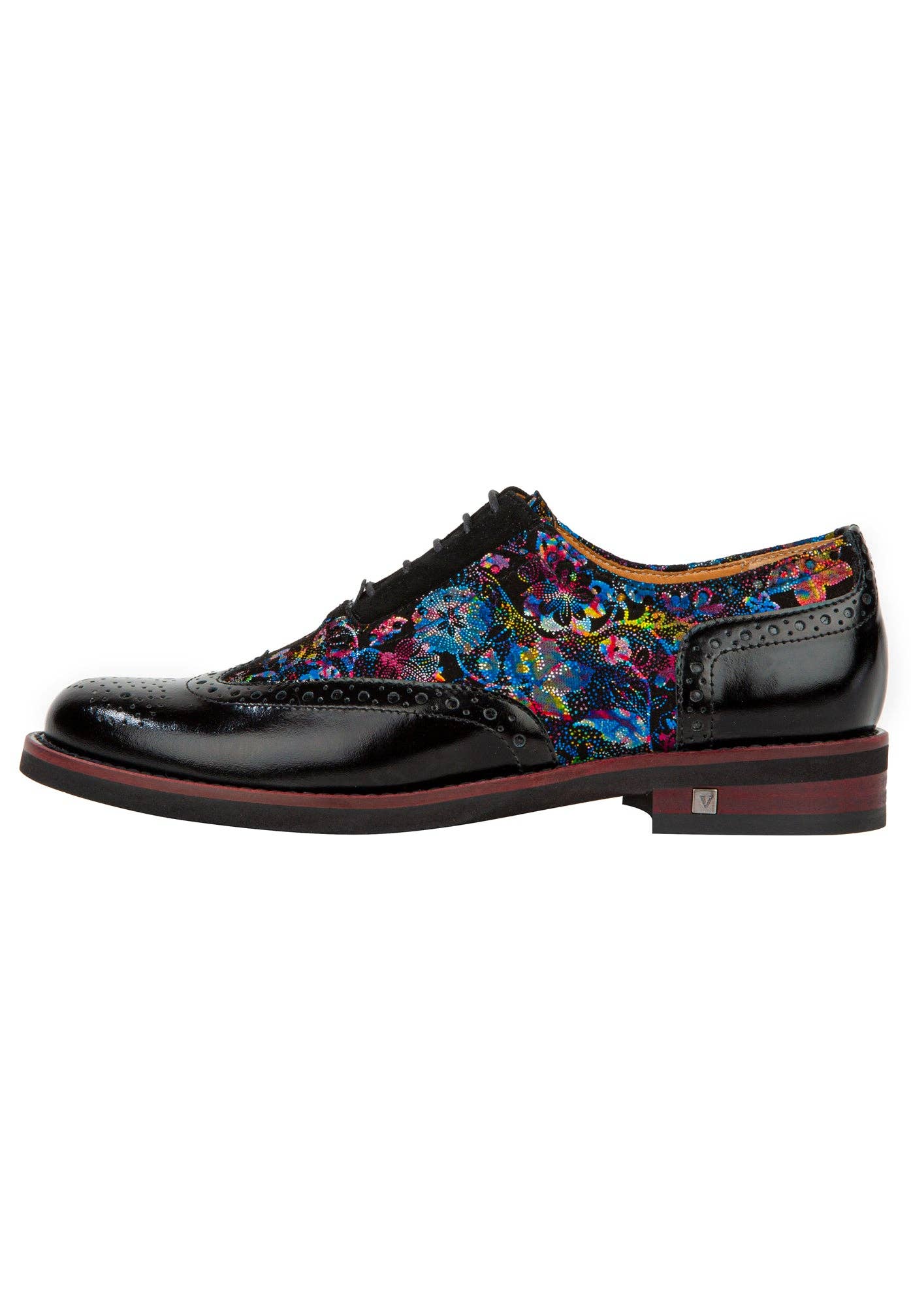 Embassy London – wholesale Brogue shoes – Women's – Vivienne - Black Flower12