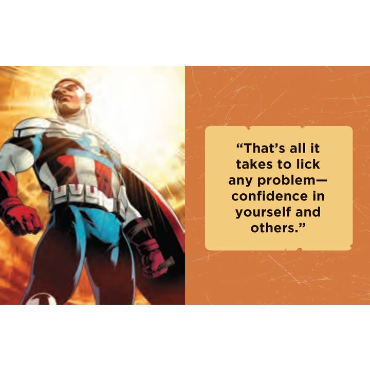 Insight Editions - #1 Pop Culture Publisher - Wholesale Display Book - Marvel Comics: Captain America: Inspirational Quotes From th2