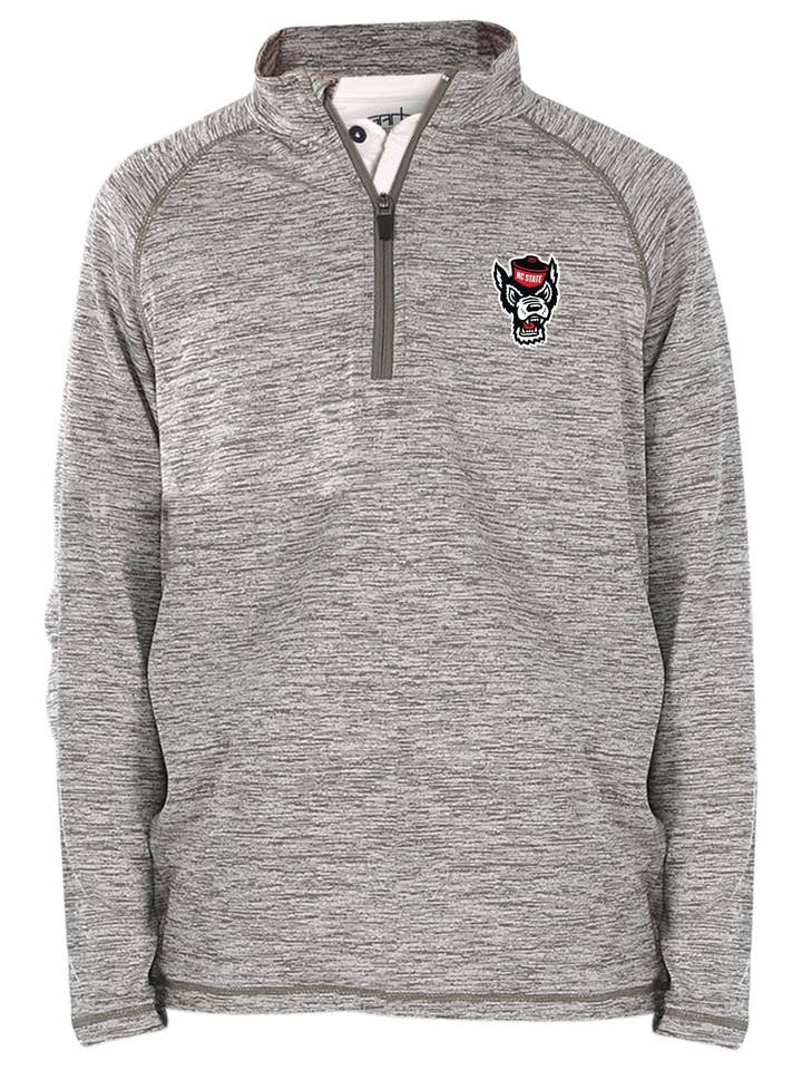 NC State Wolfpack Youth Boys' 1/4-Zip Pullover for wholesale by Garb, Inc.